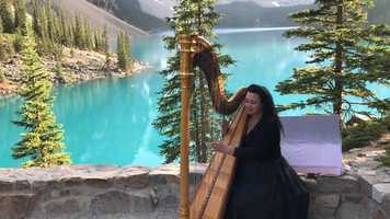 Free download Harp Angel at Moraine Lake video and edit with RedcoolMedia movie maker MovieStudio video editor online and AudioStudio audio editor onlin
