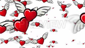 Free download Hearts With Wings Stock Motion Graphics video and edit with RedcoolMedia movie maker MovieStudio video editor online and AudioStudio audio editor onlin