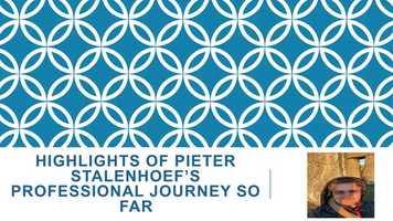 Free download Highlights of Pieter Stalenhoefs Professional Journey So Far video and edit with RedcoolMedia movie maker MovieStudio video editor online and AudioStudio audio editor onlin