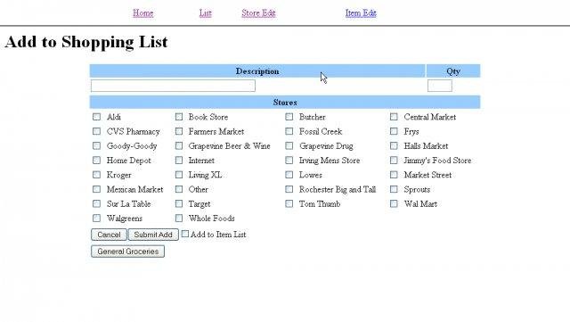 Download web tool or web app Home Shopping List Download web tool or web app Home Shopping List