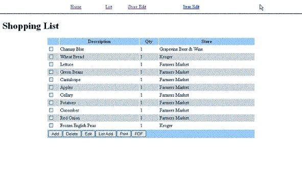 Download web tool or web app Home Shopping List Download web tool or web app Home Shopping List