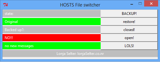 Download web tool or web app HOSTS file switcher Download web tool or web app HOSTS file switcher