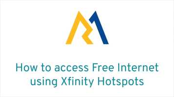 Free download How to access Free Internet using XFinity Hotspots video and edit with RedcoolMedia movie maker MovieStudio video editor online and AudioStudio audio editor onlin