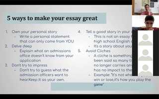 Free download How to Approach College App Essays video and edit with RedcoolMedia movie maker MovieStudio video editor online and AudioStudio audio editor onlin