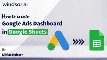 Free download How to create Google Ads dashboard in Google Sheets video and edit with RedcoolMedia movie maker MovieStudio video editor online and AudioStudio audio editor onlin