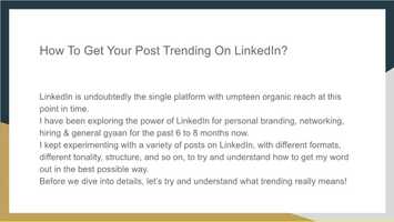 Free download How To Get Your Post Trending On LinkedIn? - DigiChefs. video and edit with RedcoolMedia movie maker MovieStudio video editor online and AudioStudio audio editor onlin