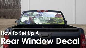 Free download How to Install Vehicle Window Decal video and edit with RedcoolMedia movie maker MovieStudio video editor online and AudioStudio audio editor onlin