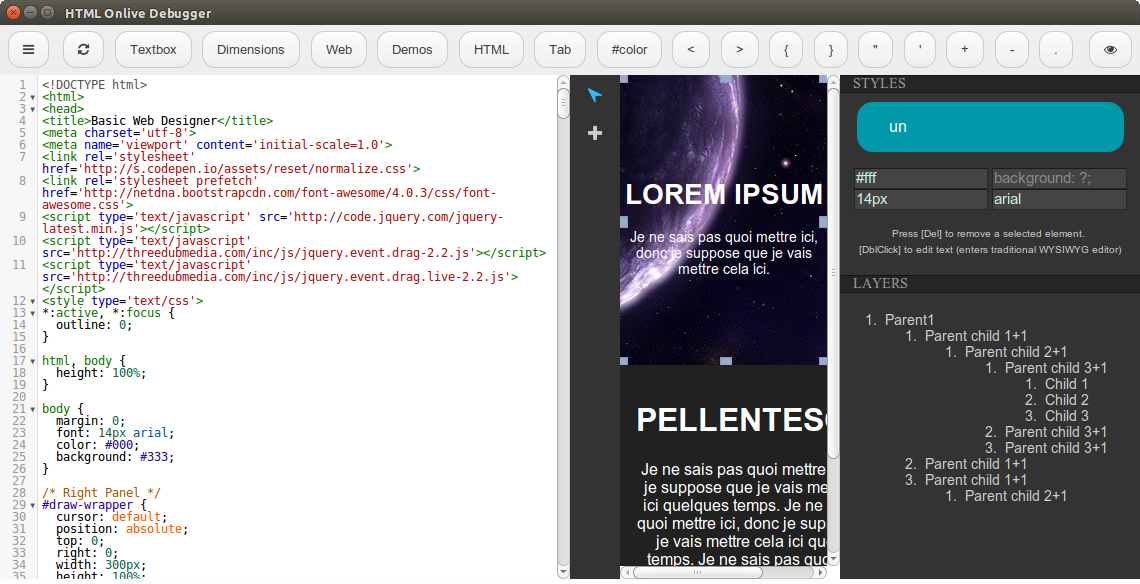 Download web tool or web app HTML Onlive Debugger Download web tool or web app HTML Onlive Debugger