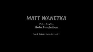 Free download Hulu App Opening Animation Emulation video and edit with RedcoolMedia movie maker MovieStudio video editor online and AudioStudio audio editor onlin