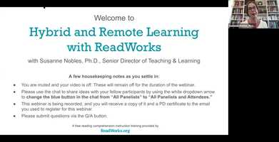 Free download Hybrid and Remote Learning with ReadWorks Webinar video and edit with RedcoolMedia movie maker MovieStudio video editor online and AudioStudio audio editor onlin