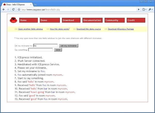 Download web tool or web app ICEspresso Chat Framework