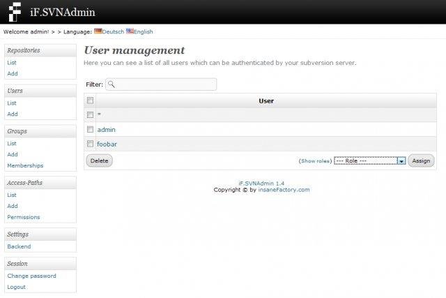 Download web tool or web app iF.SVNAdmin Download web tool or web app iF.SVNAdmin