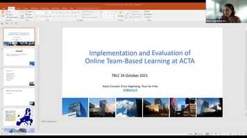 Free download Implementation and evaluation of online TBL at the Academic Centre for Dentistry Amsterdam video and edit with RedcoolMedia movie maker MovieStudio video editor online and AudioStudio audio editor onlin