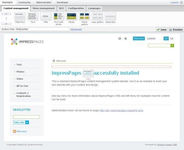 Download web tool or web app ImpressPages CMS Download web tool or web app ImpressPages CMS
