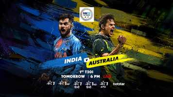 Free download INDIA VS AUSTRALIA T20Is video and edit with RedcoolMedia movie maker MovieStudio video editor online and AudioStudio audio editor onlin