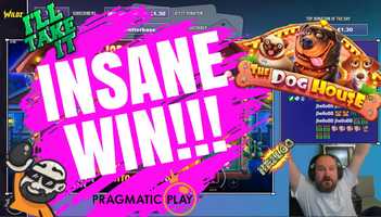 Free download INSANE WIN FROM THE DOG HOUSE SLOT!! video and edit with RedcoolMedia movie maker MovieStudio video editor online and AudioStudio audio editor onlin