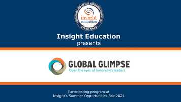 Free download Insight Education presents Global Glimpse video and edit with RedcoolMedia movie maker MovieStudio video editor online and AudioStudio audio editor onlin
