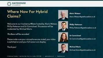 Free download Insolvency #Brew: Where Now For Hybrid Claims? video and edit with RedcoolMedia movie maker MovieStudio video editor online and AudioStudio audio editor onlin
