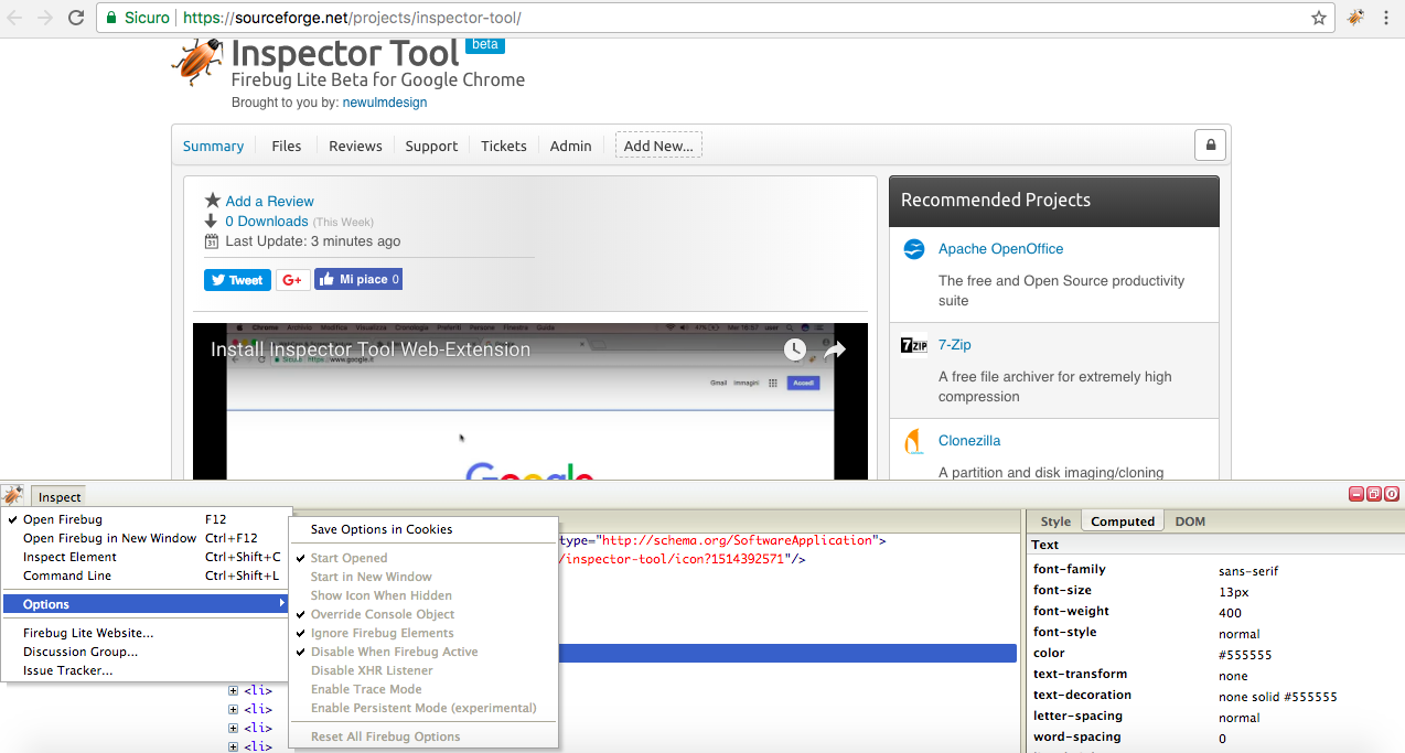 Download web tool or web app Inspector Tool Download web tool or web app Inspector Tool