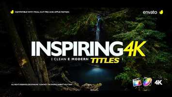 Free download Inspiring Titles For Final Cut Pro X | Apple Motion Files video and edit with RedcoolMedia movie maker MovieStudio video editor online and AudioStudio audio editor onlin