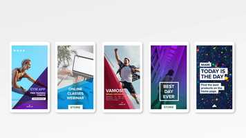 Free download Instagram Stories Animation video and edit with RedcoolMedia movie maker MovieStudio video editor online and AudioStudio audio editor onlin