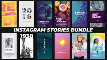 Free download Instagram Stories Bundle Motion Design video and edit with RedcoolMedia movie maker MovieStudio video editor online and AudioStudio audio editor onlin