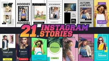 Free download Instagram Stories V1 21 in 1 | After Effects Template video and edit with RedcoolMedia movie maker MovieStudio video editor online and AudioStudio audio editor onlin