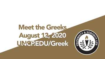 Free download Intro - Meet the Greeks, August 12, 2020 at UNC Pembroke video and edit with RedcoolMedia movie maker MovieStudio video editor online and AudioStudio audio editor onlin