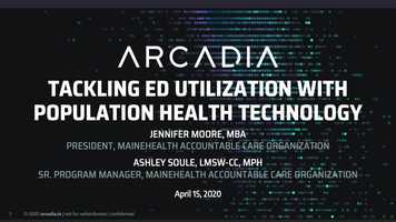 Free download Intro to Tackling ED Utilization with Population Health Technology video and edit with RedcoolMedia movie maker MovieStudio video editor online and AudioStudio audio editor onlin
