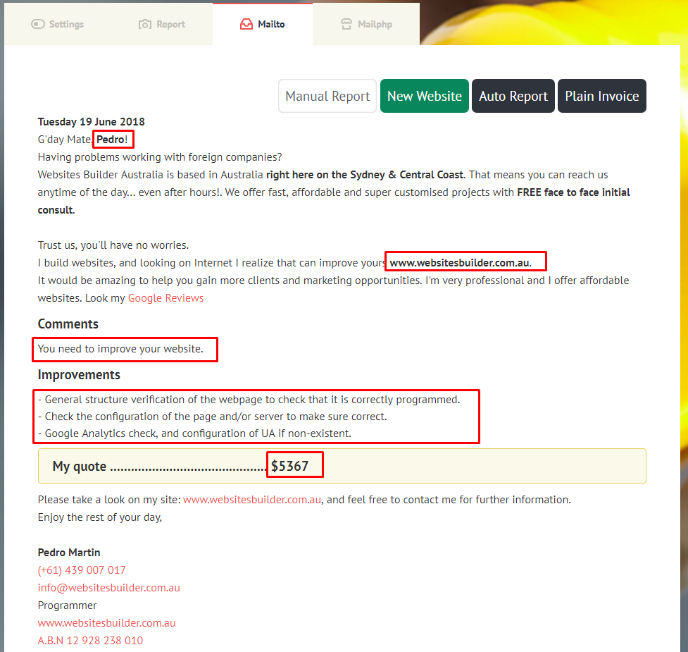 Download web tool or web app Invoices Auto Reports by Email Php Download web tool or web app Invoices Auto Reports by Email Php