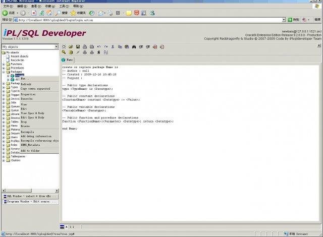 Download web tool or web app iPL/SQL Developer Download web tool or web app iPL/SQL Developer