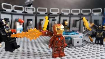 Free download IRON-MAN stop-motion video and edit with RedcoolMedia movie maker MovieStudio video editor online and AudioStudio audio editor onlin