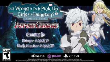 Free download Is It Wrong to try to Pick Up Girls in a Dungeon Infinite Combate - Release Date Trailer video and edit with RedcoolMedia movie maker MovieStudio video editor online and AudioStudio audio editor onlin