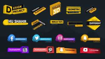 Free download Isometric Titles Pack | After Effects Project Files - Videohive template video and edit with RedcoolMedia movie maker MovieStudio video editor online and AudioStudio audio editor onlin