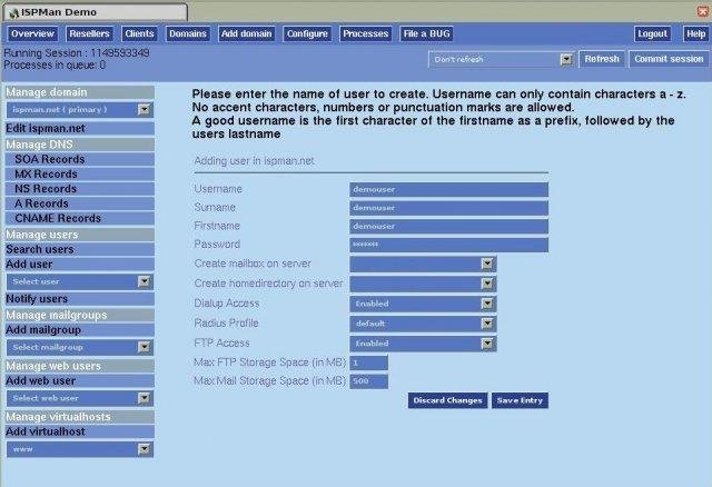 Download web tool or web app ispman