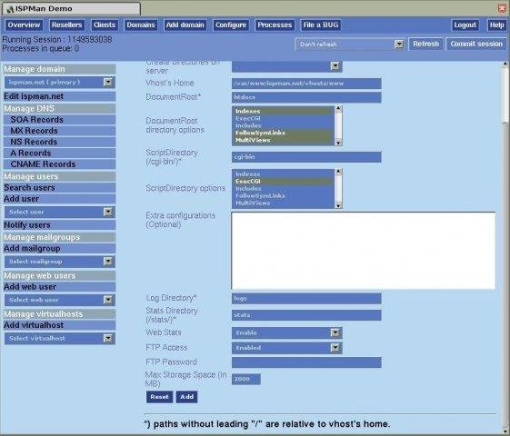 Download web tool or web app ispman