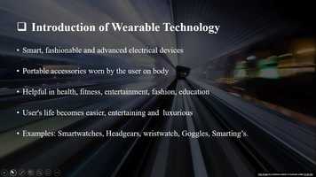 Free download ITECH 1100(Disruption video of the publishing industry by wearable technology) video and edit with RedcoolMedia movie maker MovieStudio video editor online and AudioStudio audio editor onlin