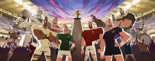 Free download ITV Rugby World Cup 2019 video and edit with RedcoolMedia movie maker MovieStudio video editor online and AudioStudio audio editor onlin