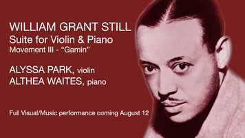 Free download Jacaranda presents: William Grant Still Suite for Violin and Piano (Mvt. 3, Gamin) video and edit with RedcoolMedia movie maker MovieStudio video editor online and AudioStudio audio editor onlin