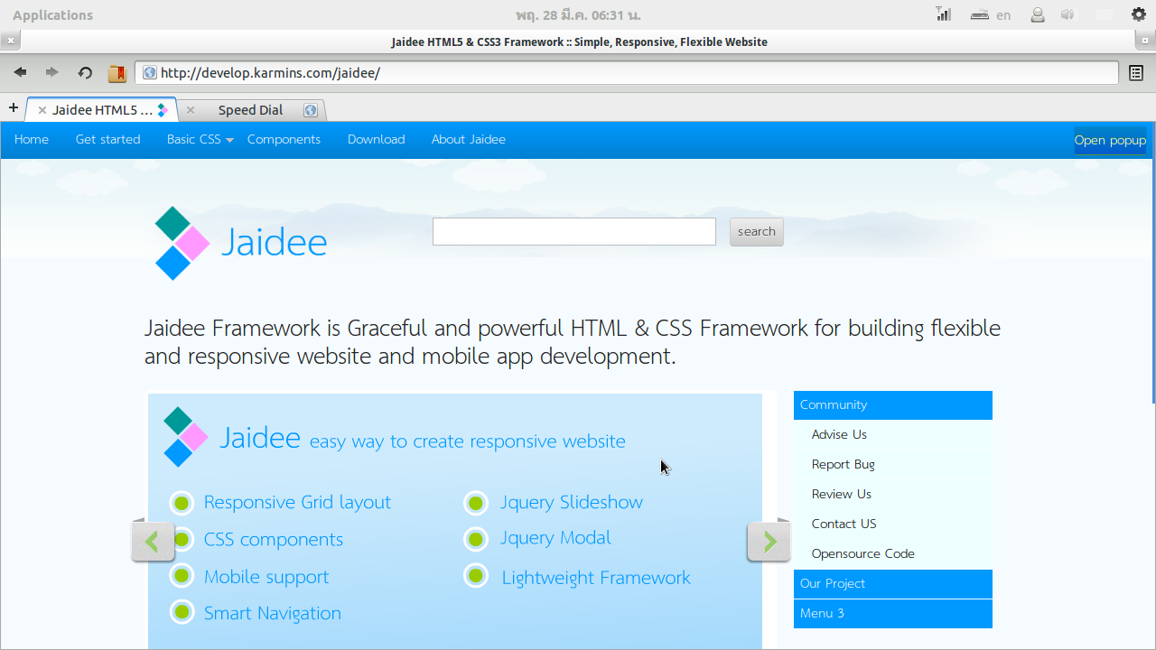 Download web tool or web app Jaidee Framework Download web tool or web app Jaidee Framework