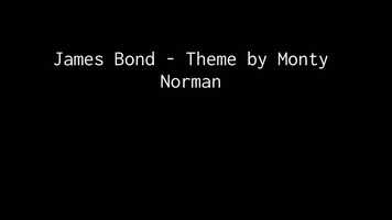 Free download James Bond-Theme with sheet music video and edit with RedcoolMedia movie maker MovieStudio video editor online and AudioStudio audio editor onlin
