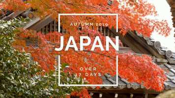 Free download Japan in Autumn 2019 video and edit with RedcoolMedia movie maker MovieStudio video editor online and AudioStudio audio editor onlin