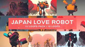 Free download Japan Love Robot VJ Loops Pack video and edit with RedcoolMedia movie maker MovieStudio video editor online and AudioStudio audio editor onlin