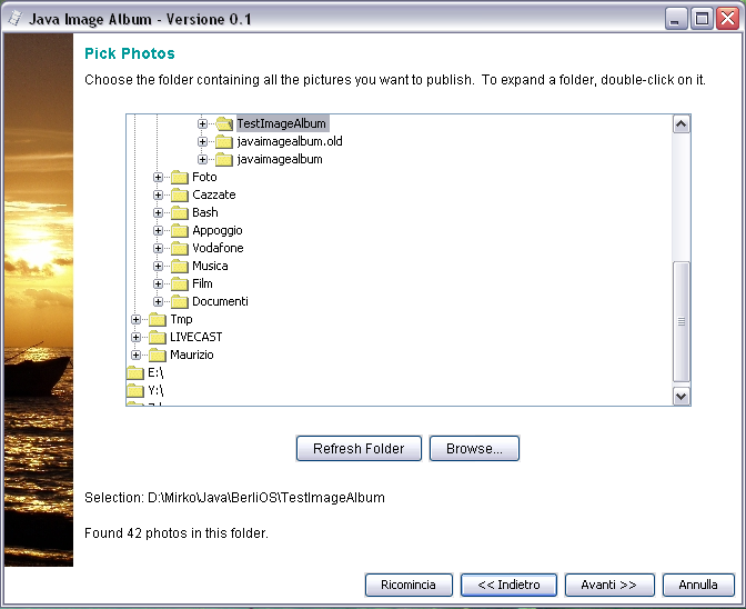 Download web tool or web app java Image Album