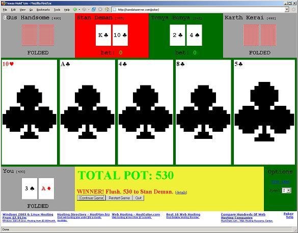 Download web tool or web app JavaScript Texas Hold em Poker Download web tool or web app JavaScript Texas Hold em Poker