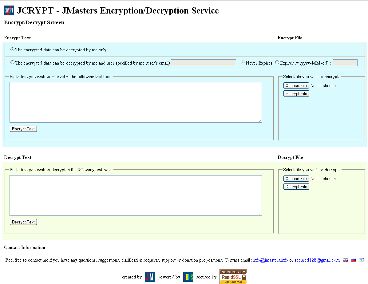 Download web tool or web app JCRYPT Java Web Service Client Download web tool or web app JCRYPT Java Web Service Client