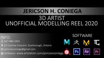 Free download JERICSON CONIEGA - 3D MODELING DEMO REEL 2020 (UNOFFICIAL) video and edit with RedcoolMedia movie maker MovieStudio video editor online and AudioStudio audio editor onlin