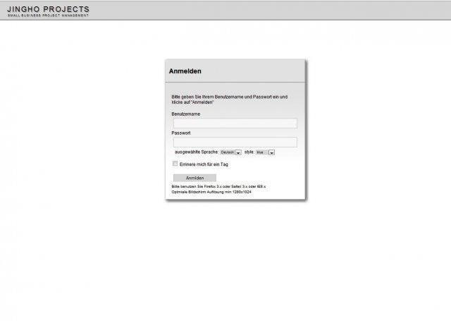 Download web tool or web app Jingho project management 