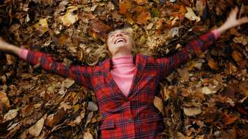 Free download Jodie Kidd models Boden Autumn collection whilst launching new sport of Leaf Jumping video and edit with RedcoolMedia movie maker MovieStudio video editor online and AudioStudio audio editor onlin