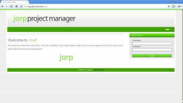 Download web tool or web app Jorp